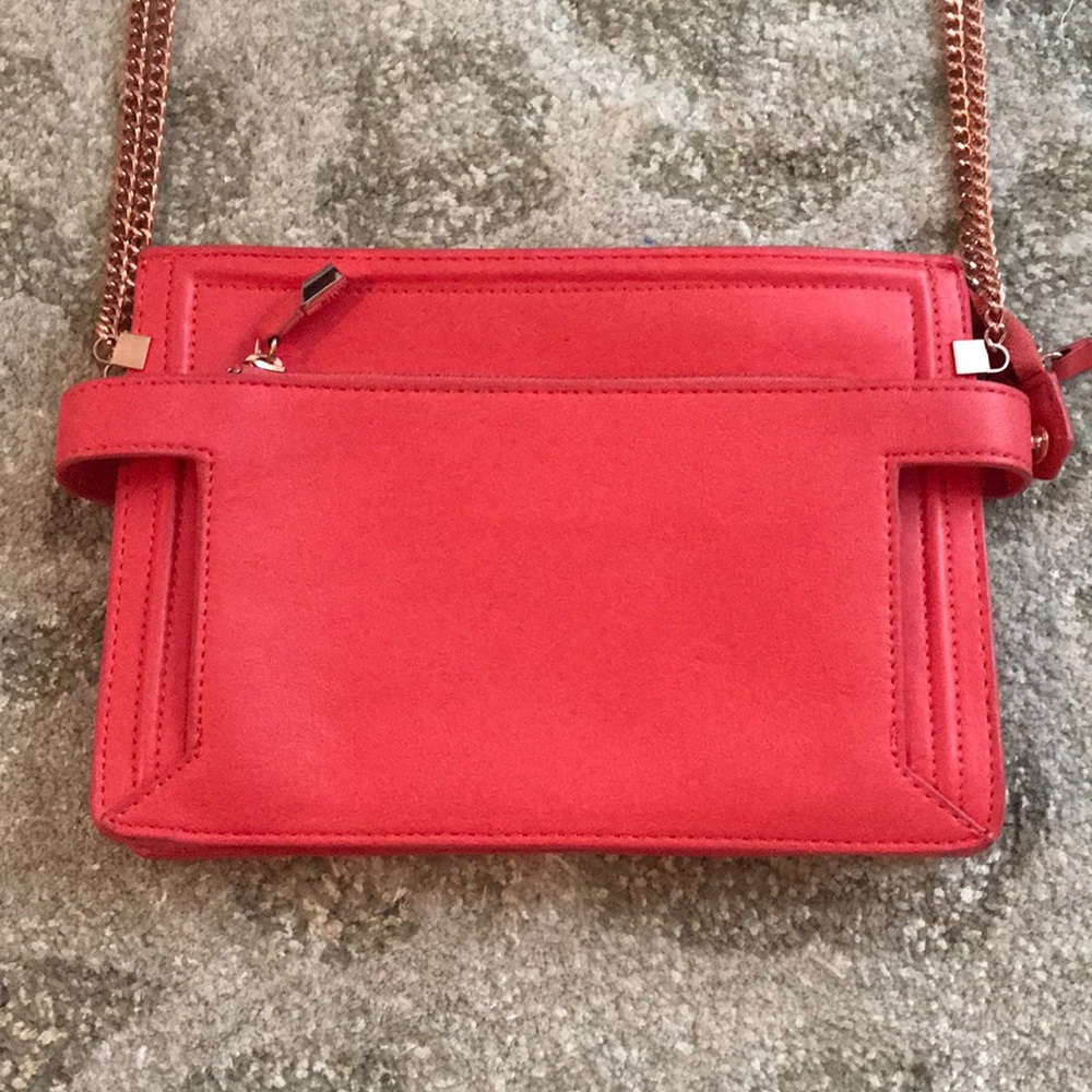 Zara Trafaluc Bright Red Crossbody Bag